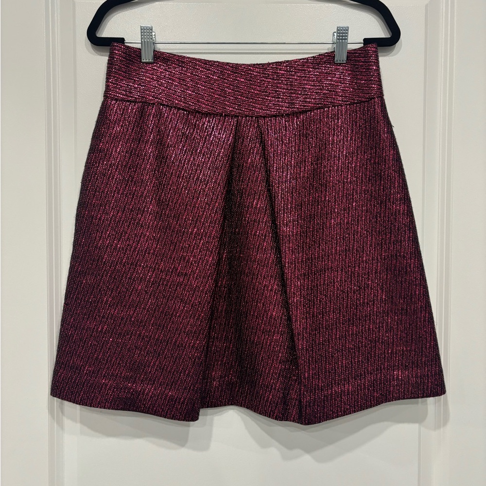 NWT Milly Purple Mini Skirt